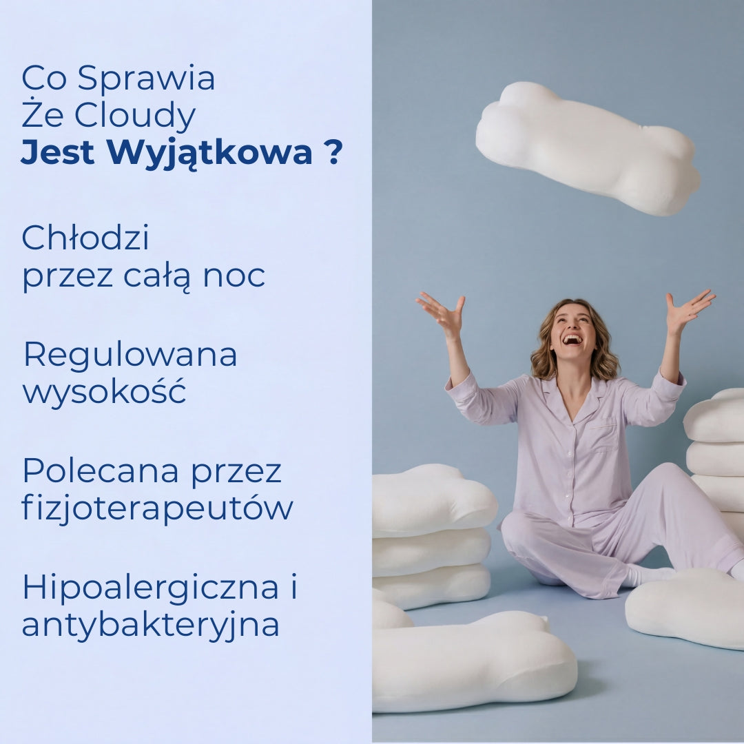 Cloudy - Zasypiaj szybciej. Budź się bez bólu karku.